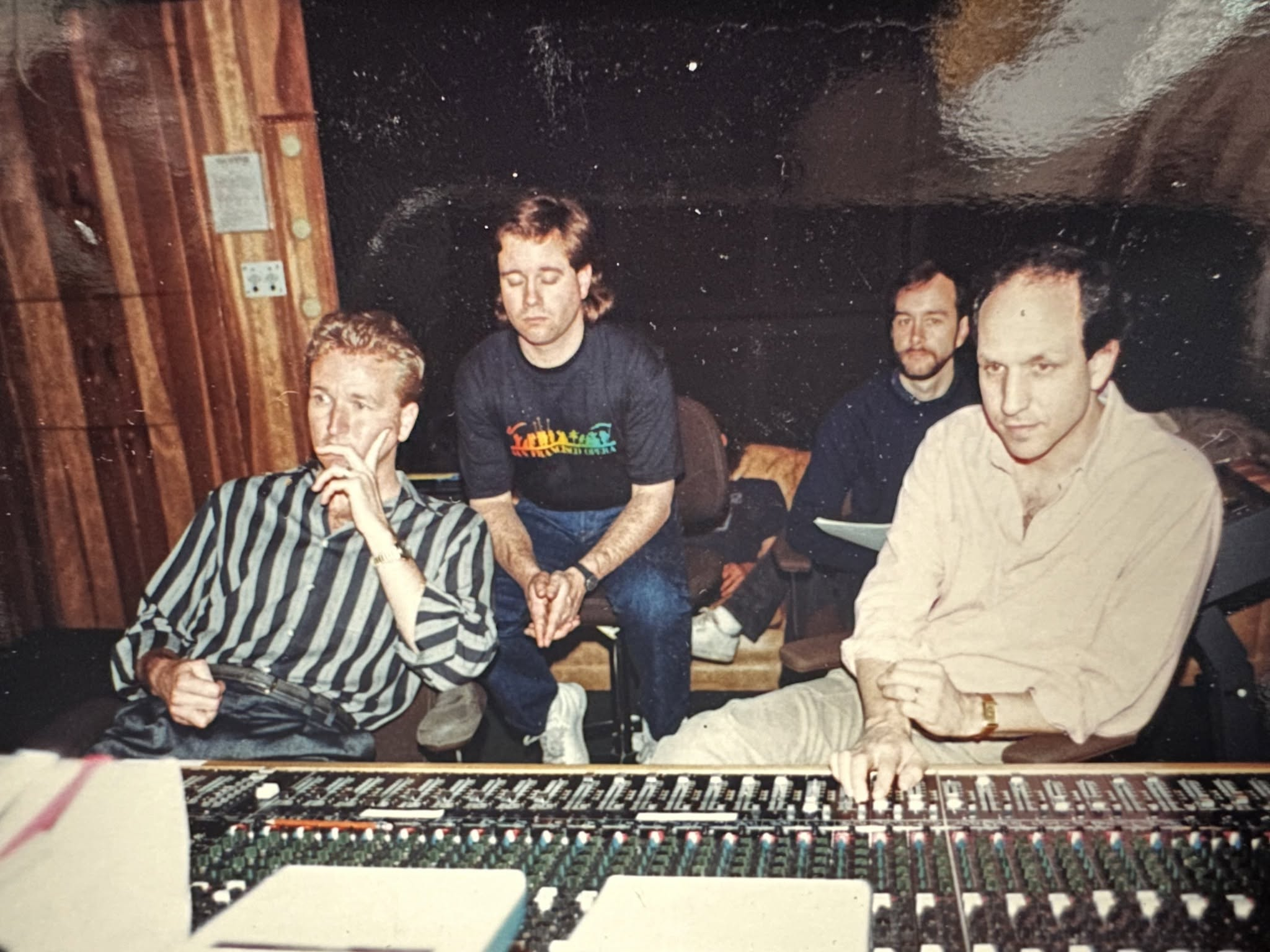 Chick Corea's Mad hatter Studio in Silver Lake for the Maynard Ferguson High Voltage sessions in 1986. Jim Exon producer and Bernie Kirsh engineering.