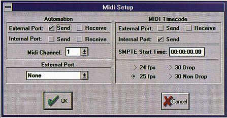 MIDI Setup MIDI Setup