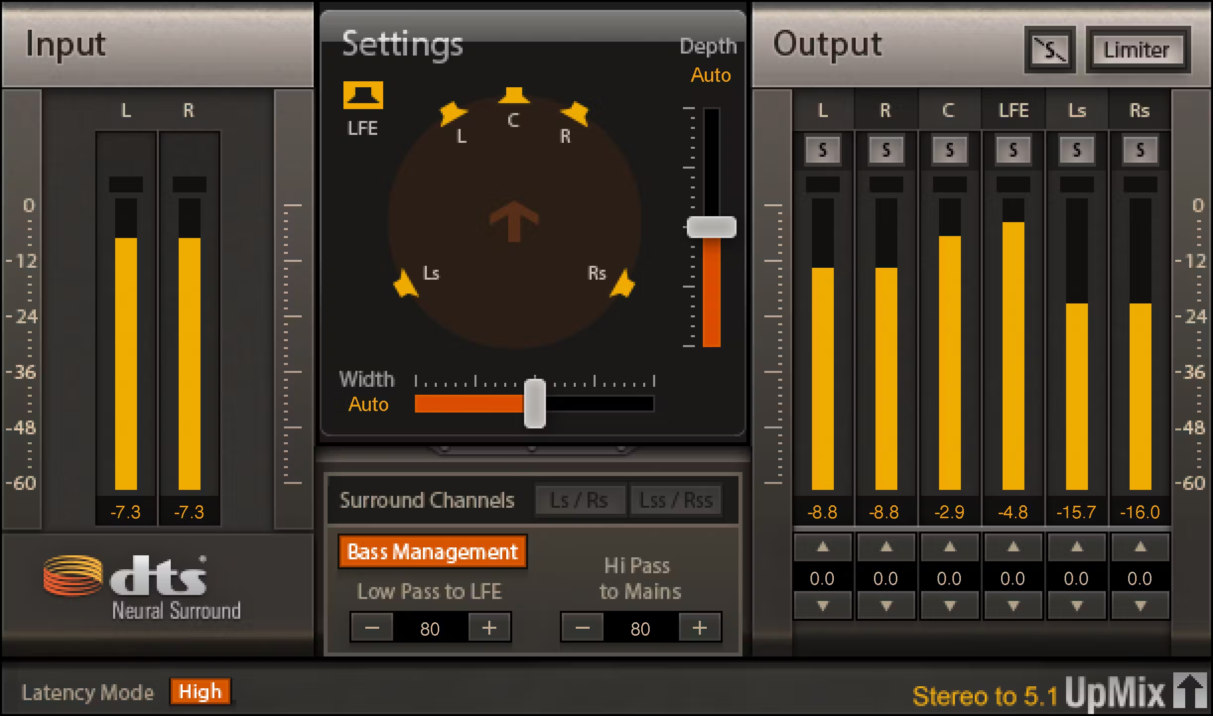 DTS Neural™ Surround UpMix DTS Neural™ Surround UpMix