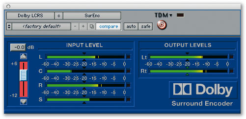 Dolby Surround Encorder Dolby Surround Encorder