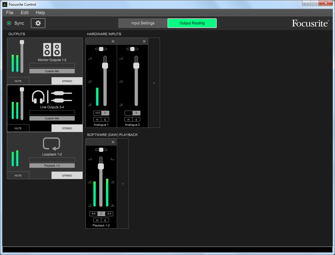 Focusrite Control 내 하드웨어 DSP 라우팅 및 믹서 기능 Focusrite Control 내 하드웨어 DSP 라우팅 및 믹서 기능