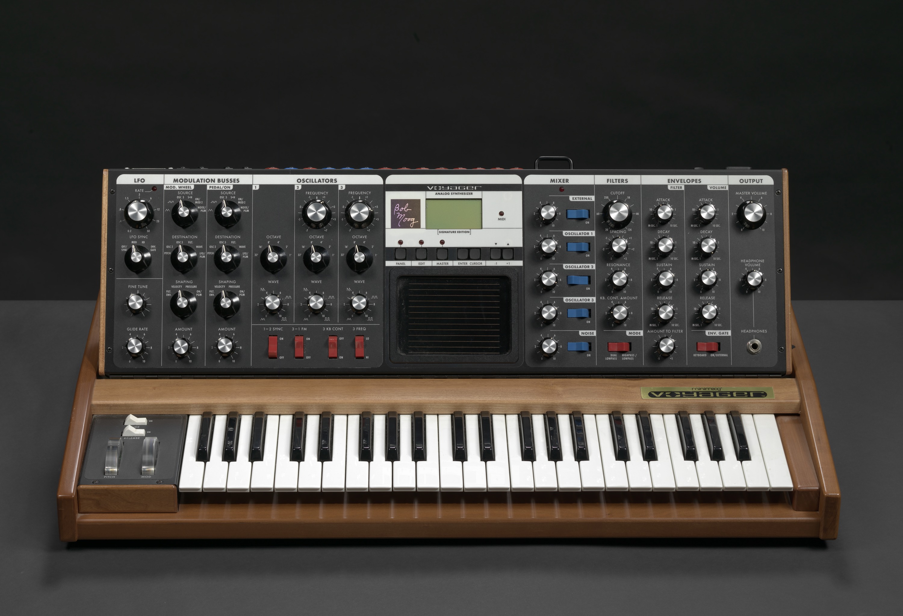 Minimoog Voyager synthesizer used by J Dilla Minimoog Voyager synthesizer used by J Dilla