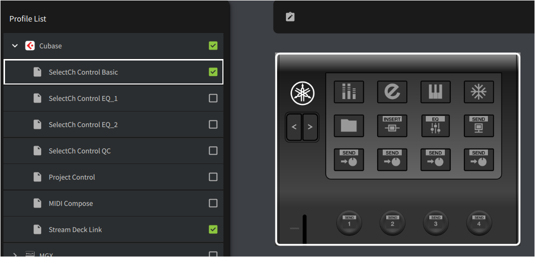SelectCh Control Basic SelectCh Control Basic