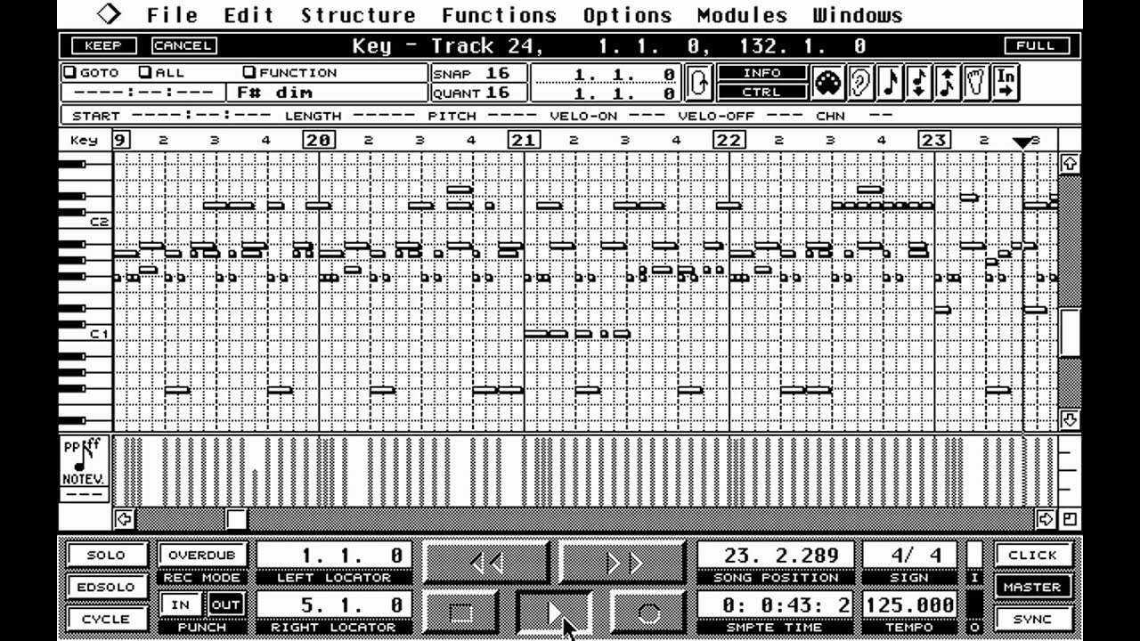 Cubase 1.0 Cubase 1.0